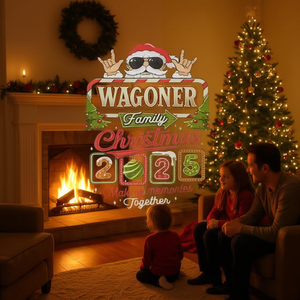 Camiseta de manga larga familiar Wagoner para Navidad 2025: Creando recuerdos juntos - Product Image 3
