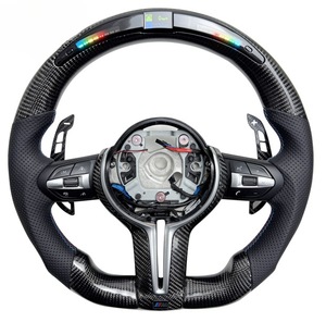 <span class=keywords><strong>Volante</strong></span> Deportivo LED <span class=keywords><strong>de</strong></span> Fibra <span class=keywords><strong>de</strong></span> Carbono Personalizado para Modelos <span class=keywords><strong>BMW</strong></span> F30 F32 F13 E46 E60 E90 M3 M4 M5 M6, Mejora el Rendimiento del Automóvil - Product Image 1