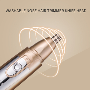 Tondeuse Électrique Professionnelle Étanche et Rechargeable pour Oreilles, Nez, Sourcils et Poils du Visage, Indolore, pour Hommes et Femmes, Facile à Nettoyer - Product Image 4
