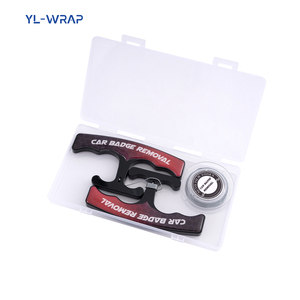 Herramienta de eliminación de logotipo de emblema de coche más Popular, pegatinas para el cuerpo, herramienta de limpieza de pegamento, <span class=keywords><strong>Kit</strong></span> de línea Pe con mango - Product Image 6