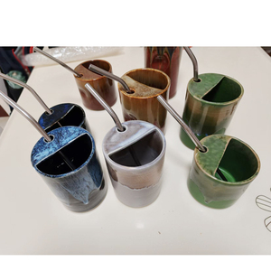 Poterie japonaise faite à la main grande capacité 500ml tasse à café ou à thé en céramique Design de style américain pour cadeaux - Product Image 6