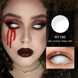 Lenti a Contatto Oscuranti Pseyeche <span class=keywords><strong>Whiteout</strong></span>, Lenti a Contatto Colorate per Cosplay e Halloween - Product Image 5