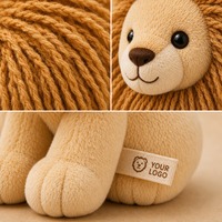 Usine de jouets en peluche personnalisés, OEM ODM, animaux en peluche à poils longs, coton PP, poupées en peluche douces, cadeau pour enfants, faible MOQ, CE EN71 ASTM F963