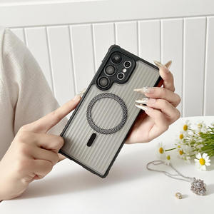 Coque de téléphone à texture mate moletée compatible avec Samsung S24 S25U S23EF, bords antidérapants, protection antichoc A16 A07 - Product Image 2