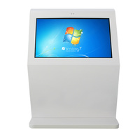 Kios LCD Layar Sentuh 55" Tahan Cuaca IP65 Resolusi 4K Tampilan Digital Luar Ruangan Kecerahan Tinggi untuk Lift, Pusat Perbelanjaan, dan Ritel