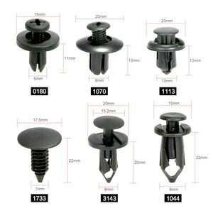 Auto Fastener <b>Clips</b> 190Pcs 6 Sizes ABS Push Pin Rivet Trim <b>Clip</b> <b>Car</b> Repair - Product Image 4