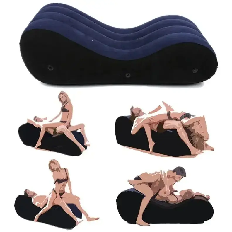 Sofa tiup seks, tempat tidur SM furnitur Erotis