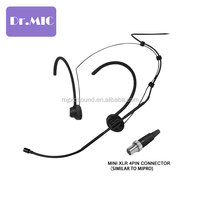 Hembra con 4 pines para Mipro (color negro)