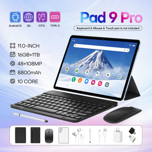 Tablette pour enfants Pad9 Pro, écran capacitif de <span class=keywords><strong>11</strong></span> <span class=keywords><strong>pouces</strong></span>, réseau complet 4G/5G/GSM, quad-core MTK, 16+1 To, Android 15, étanche, Wi-Fi - Product Image 1
