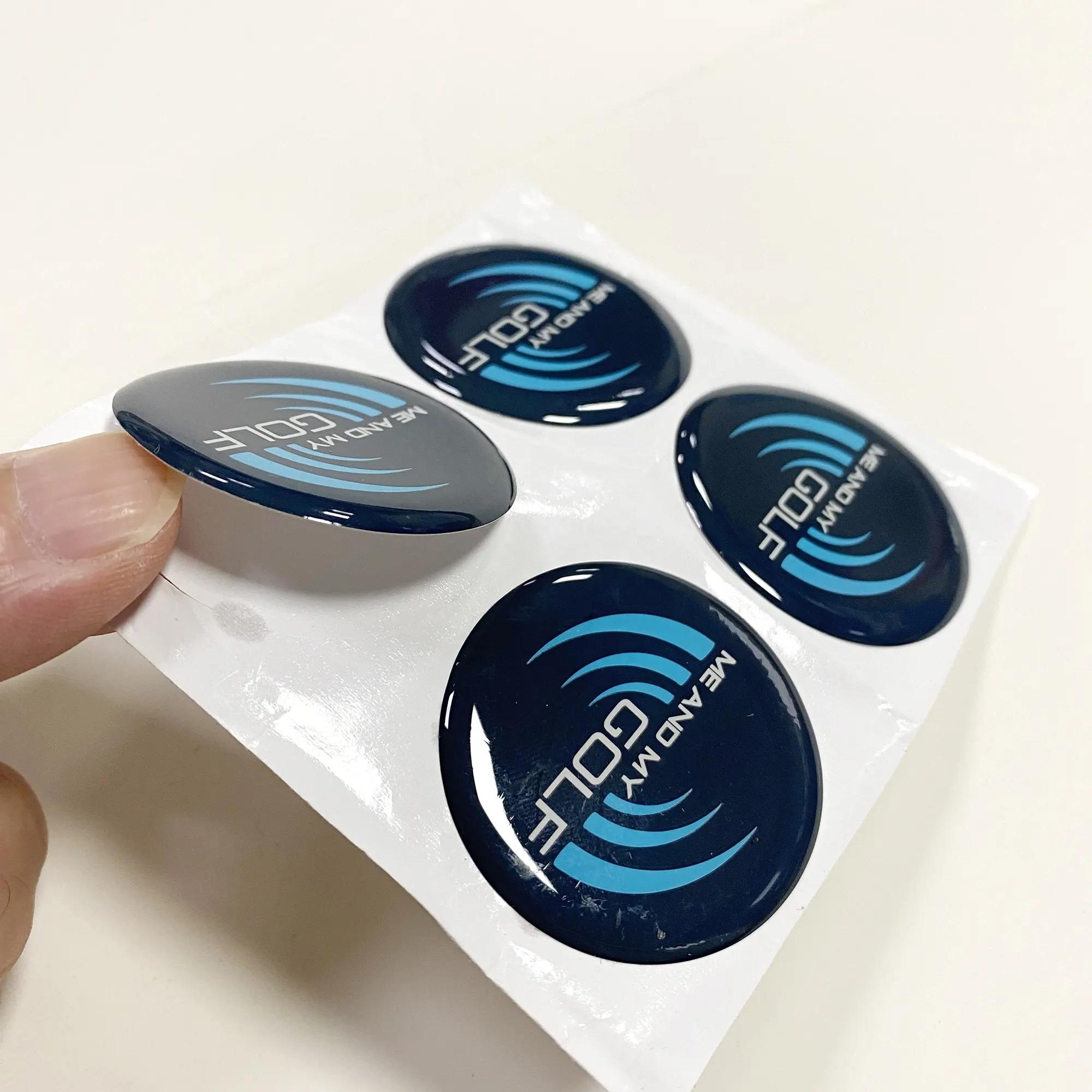 Factory Custom resin dome label sticker clear PVC substrate colorful printing epoxy logo stickers