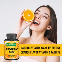 Comprimé OEM à haute teneur en vitamine C à croquer Ce Vc blanchissant pour soins de la peau renforce l'immunité supplément de vitamine C