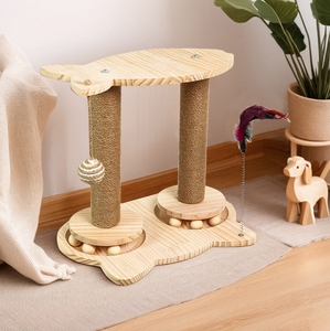Árbol para Gatos de Papel Ecológico Grande y Duradero, Torre de 4 Niveles, Poste Rascador para Gatos, Juguete Interactivo que No Desprende Residuos - Product Image 2