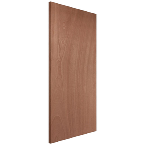 Puerta Interior Moderna Impermeable de Polímero con Chapa de Madera Okoume Lisa y Económica - Product Image 1