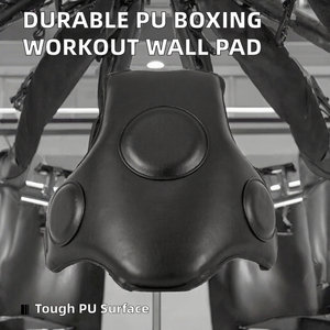 Protège-poitrine de boxe noir pour entraînement, cible de protection pour la gym, les arts martiaux et le kickboxing - Product Image 2