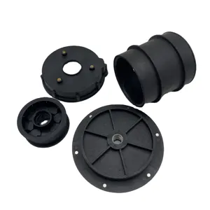 New Design Shapes PA6 Custom Injection Molding Good Impact Strength Strong Plastic Bushings Parts