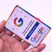 Échantillon gratuit Code QR personnalisé Appuyez sur Business Ins Facebook TIKTOK NFC Google Review Card