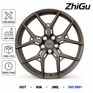ล้อฟอร์จ ZhiGu Premium ขนาด 18-22 นิ้ว สีบรอนซ์ด้าน ดีไซน์ 5 ก้านแบบ Y-Split จัดส่งภายใน 15 วัน สำหรับ M3 M4 RS Mercedes - Product Image 1