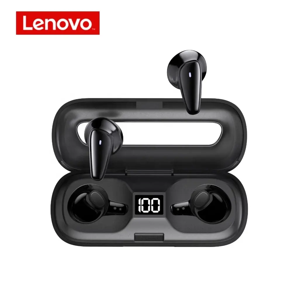 Lenovo-auriculares inalámbricos Thinkplus Pods XT95, cascos estéreo con Bluetooth 5,0, impermeables, IPX5, deportivos, con micrófono