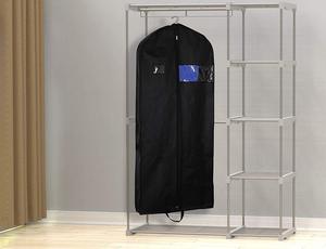 Total noir costume couverture sac pliant personnalisé imprimé Logo <span class=keywords><strong>robe</strong></span> couverture costume anti-poussière <span class=keywords><strong>lin</strong></span> réutilisable coton vêtement sac nouveau Style - Product Image 6
