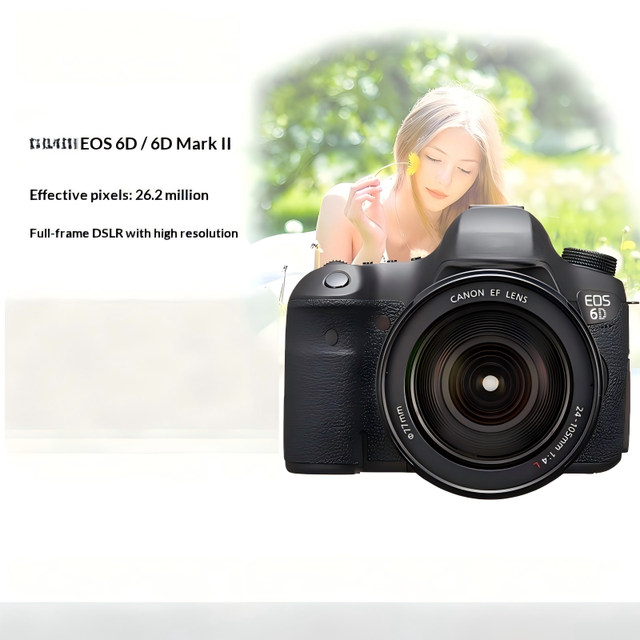 Second Hand Digital Cameras 6D 6D2 Full Frame Professional High Definition Digital SLR Cameras for Travel