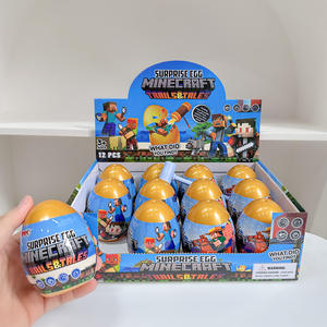 Set de Construcción Magnético de Bloques de PVC con Caja Sorpresa de Huevo Dorado, Diseño de la <span class=keywords><strong>Casa</strong></span> del Jefe del Pueblo Congelado de My Magnetic World, para Comercio Transfronterizo - Product Image 1