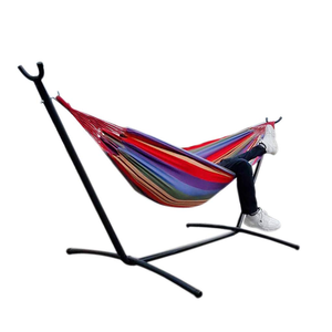 Sedia a dondolo da campeggio con amaca per due persone, sedia a dondolo in tela da esterno - Product Image 4