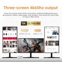 New 2026 MINI PC Desktop AMD 4300U Quad Core Windows 11 AMD Platform SSD 16G DDR4 WiFi 6 + BT 5.2 Fanless HD