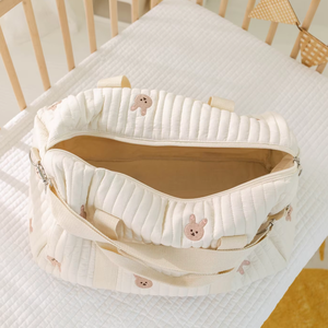 <span class=keywords><strong>Sac</strong></span> de voyage pour couette de grande capacité, <span class=keywords><strong>sac</strong></span> de rangement léger, <span class=keywords><strong>sac</strong></span> bandoulière, <span class=keywords><strong>sac</strong></span> à <span class=keywords><strong>langer</strong></span> brodé pour maman - Product Image 6