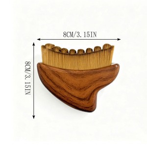 Ensemble de brosses de bronzage personnalisées avec logo, en fibres synthétiques écologiques, pour massage corporel, vente en gros d'usine - Product Image 6