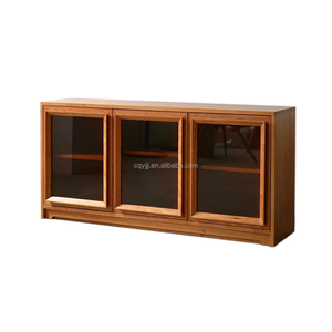 Vitrina Moderna de Madera Maciza Hecha a Mano con 5+ Compartimentos para Sala de Estar, Bar en Casa, Hotel, Villa - Yige YG-026 - Product Image 3
