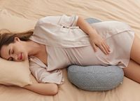 Coussin de grossesse papillon portable en forme de W, réglable, avec couche d'air, pour le soutien maternel et les voyages – Vente chaude