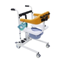Chaise de bain de soins aux personnes âgées de toilette d'aisance de levage hydraulique portative pour le marcheur d'allaitement de transfert de Patient et le Rollator