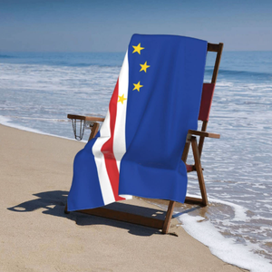 Toalla de playa de microfibra con bandera de África Central, Toalla de baño de acuarela, manta absorbente de secado rápido sin arena - Product Image 4