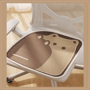 Coussin carré personnalisable pour chaise de bureau, motif dessin animé mignon, toutes saisons, tapis rafraîchissant, antidérapant et respirant pour le fessier - Product Image 6