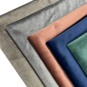 Hollandalı kadife yumuşak yatak örtüsü % 100 polyester döşemelik kanepe kılıfı döşemelik kadife kumaş ev tekstili perde