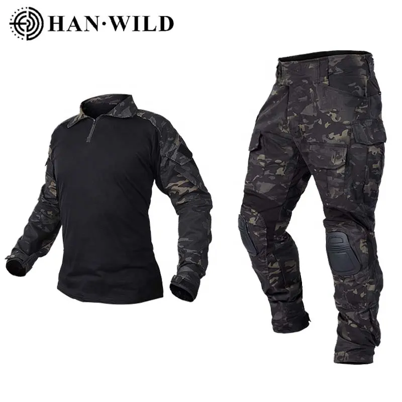 HAN WILD Camouflage Kleidung Frosch Anzug Tarnung Uniform Jungle Tactical Clothing