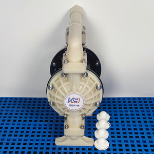 Bomba Neumática de Diafragma de PVDF KYQB25LFSJJJ para Ácidos y Álcalis, de Alta Temperatura, Accionada por Aire Comprimido, con Baja <span class=keywords><strong>Fuerza</strong></span> de Cizallamiento en el Material - Product Image 2