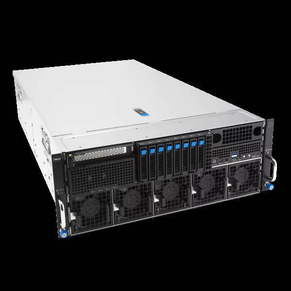 ESC8000A-E13P 4U AI Server Dual AMD EPYC 9355 NVMe 4x3200W Titanium PSU 8x PCIe x16 GPU Slots
