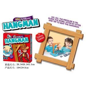 Juego de adivinanzas de ahorcado divertido multijugador, juguetes interactivos para niños, gran oferta, vaquero, adivina palabras, juego de mesa familiar - Product Image 6