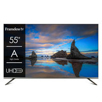 Téléviseur intelligent LED TCL OEM du fabricant, 50-100 pouces, 4K Ultra HD, 120 Hz avec Wi-Fi pour usage hôtelier