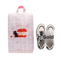 Bolsa de Viaje Tipo Tote Multifuncional, Plegable, con Rayas, Estilo de Dibujos Animados, Práctica Bolsa Organizadora de Ropa Colgante