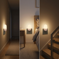 Mini veilleuse LED à brancher, lampe de protection oculaire, idéale pour chevet, allaitement de bébé, salon