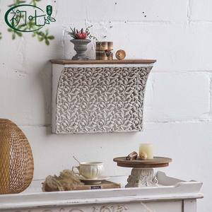 Yan Yujia <b>Wall</b> Mounted Shelf A3140 Irregular Plant Pattern <b>Display</b> Rack For Home Decor - Product Image 1