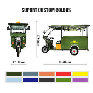 Populaire urbain fabriqué en Chine vélo électrique taxi tricycle électrique vélo 8 <span class=keywords><strong>places</strong></span> vélo électrique - Product Image 2