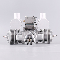 Moteur à essence 170CC pour accessoires de drones et modèles réduits d'avions, bicylindre, deux temps, refroidissement par air, démarrage manuel