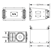 Haut-parleur Line Array professionnel KA112 12 pouces - Haut-parleurs à néodyme haute performance, SPL max 135 dB