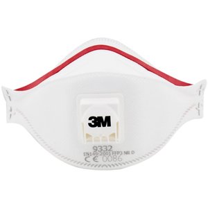 Mascarilla Plegable <span class=keywords><strong>3M</strong></span> 9332/9322A+ FFP3 Original, Resistente al Polvo y a la Niebla, con Válvula, Protege Contra la Bruma y PM2.5 - Product Image 5