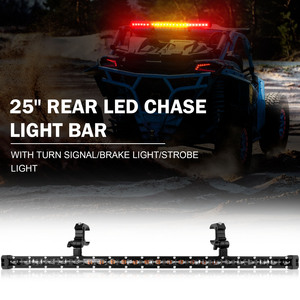 Barra de Luz de Persecución Ultradelgada de 25" con Freno, Señal de Giro y Luz de Reversa para Offroad UTV/ATV Can-<span class=keywords><strong>Am</strong></span> Maverick X3 Polaris RZR/Jeep - Product Image 2