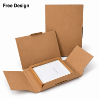 Boîtes d'expédition en papier ondulé pliables en gros pour fabricants, emballage pour cadres photo et œuvres d'art