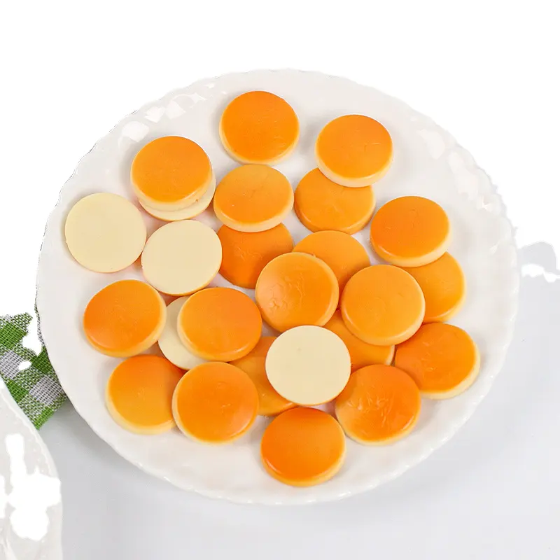 Wangdun diy el yapımı tutkal aksesuarları malzeme yuvarlak küçük kurabiye modeli simülasyon kek tatlı yapma dekoratif acceminiatures